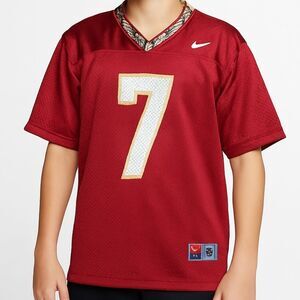 Vtg Nike FSU #7 Football Jersey Youth XL (20) Mesh Collegiate Sporty Retro Y2K A